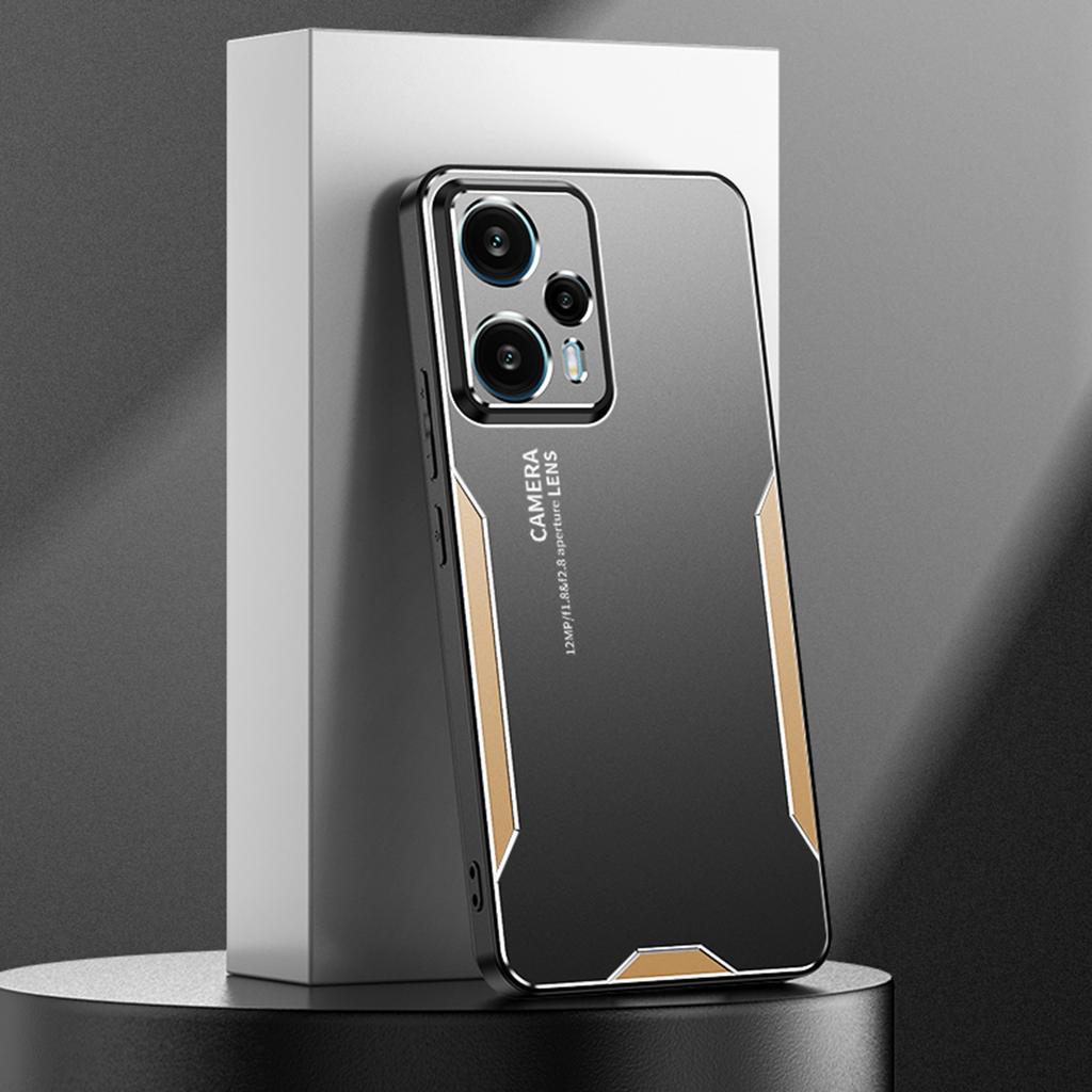 Для Xiaomi Redmi Note 12 Turbo/Poco F5 5G Металлический+ТПУ+ПК Чехол Защита Объектива Камеры