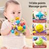 Colorful Manhattan Atomic Ball for Youngsters - Soft Boiled Rubber Space-Themed Hand Grip&Teether Toy with Musical Notes,Ideal for Youngsters Playtime