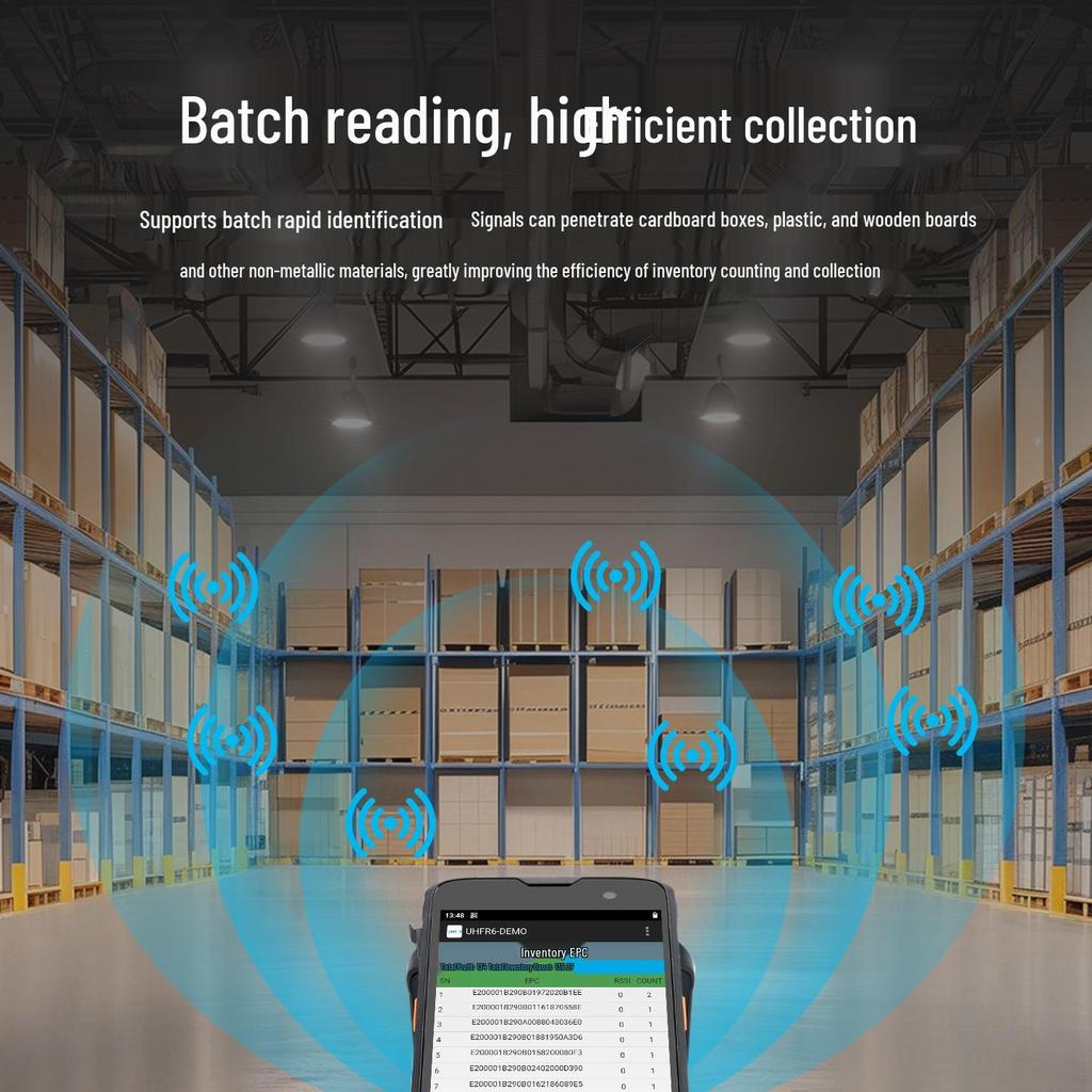 Ultra-High Frequency Passive RFID Tag for Warehouse Shelf Management