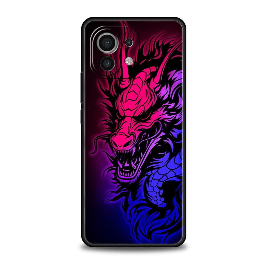 Funda de Teléfono de Dragón Para Xiaomi Mi 15 14 13 12 11 Lite 14T 13T 12T 11T Pro Poco X7 X6 X5 X3 Pro F6 F5 F4 Cubierta