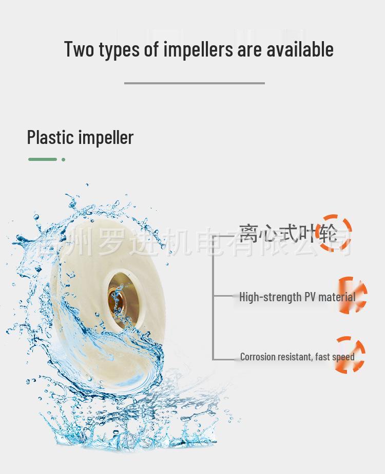 Submersible Pump for Electric Vehicles & Agricultural Irrigation - 12V/24V/48V/60V/72V