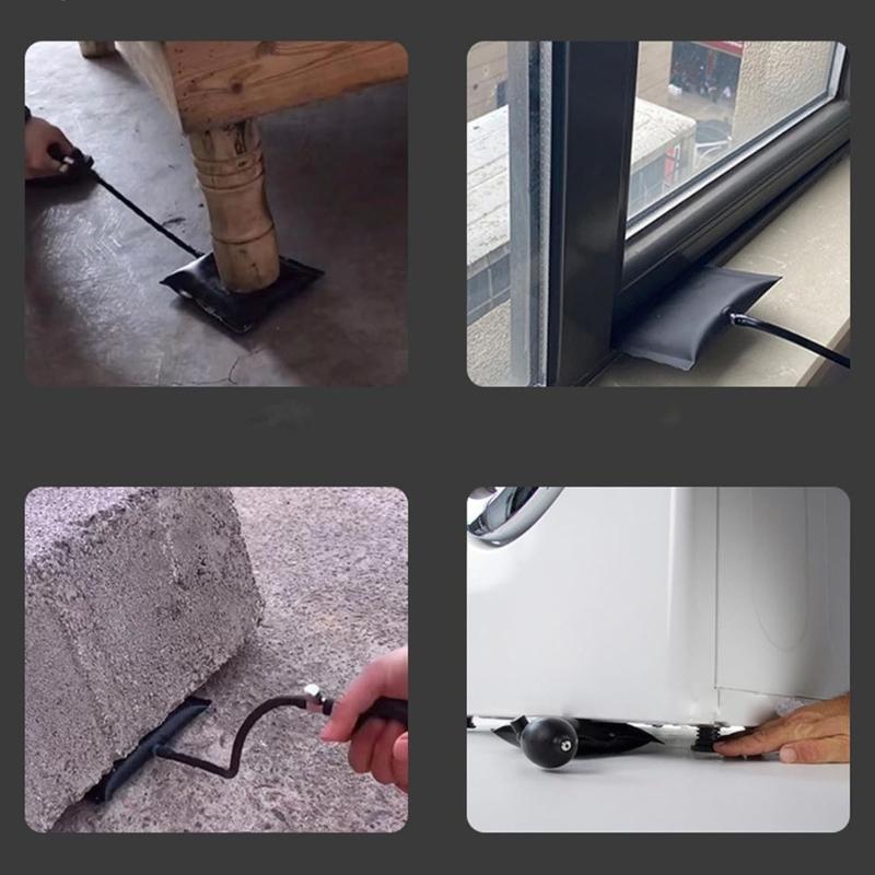 3 Pieces Air Lifting Cushions Inflatable Pump Wedges for Easy Door Window Installation Alignment Automotive Maintenance
