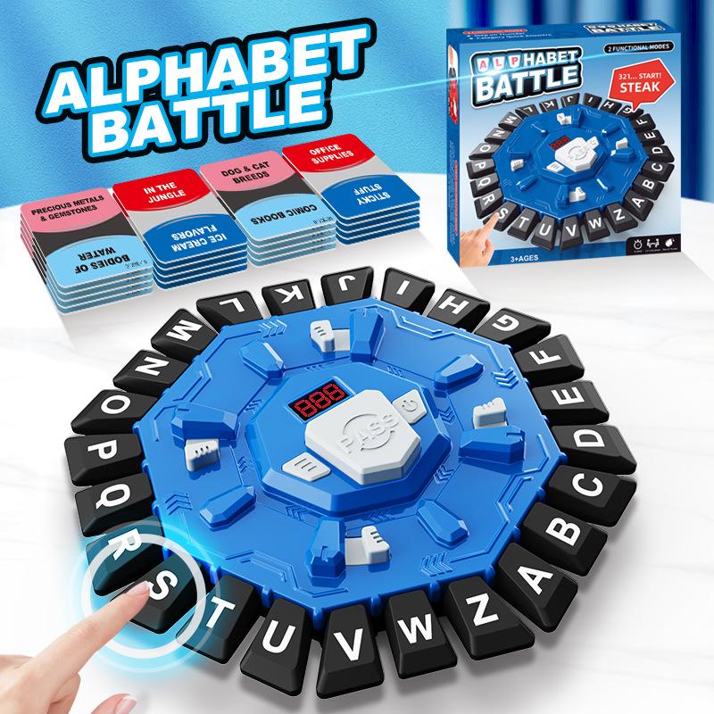 

Creative Educational Crazy Letter Board Game for Parent-Child Interactive Play