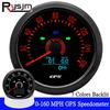 85mm Boat GPS Speedometer 0-160 MPH 200 KMH Odometer Gauge With Antenna Speed Meter Trip ODO COG Waterproof for Mairne Car Truck