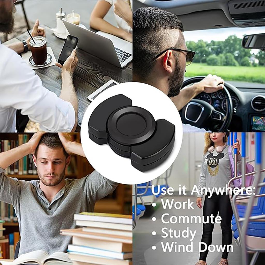 Three In One Fingertip Gyroscope Zinc Alloy Edc Toy Brand Promotion Magnetic Absorption Decompression Tool