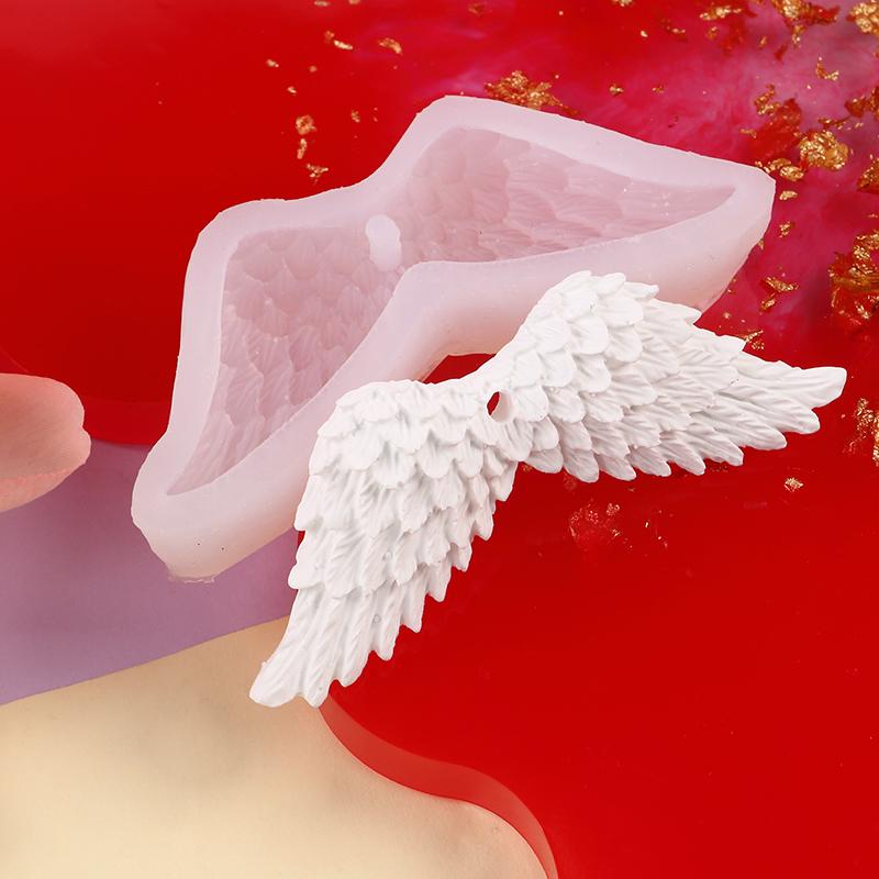 Angel Wings Silicone Cake Mold DIY Wings Fondant Chocolate Candy Biscuit Gumpaste Baking Cake Decoration