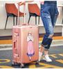20" Aluminum-Magnesium Alloy Trolley Case - Unisex Metal Travel & Business Suitcase with Leather Accents