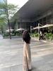Black Slim-Fit Knitted Long-Sleeve Dress - Women's Spring/Autumn Trend