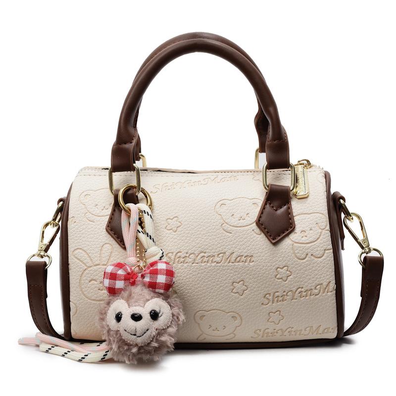 Korean Version Hot Sale Fashion Cute Print High Sense Portable Pillow Bag Temperament Versatile Casual Commuter Messenger Women's Bag