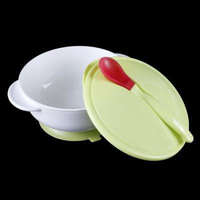 Baby Feeding Suction Bowl Set Slip-Resistant Tableware With Sensing Spoon