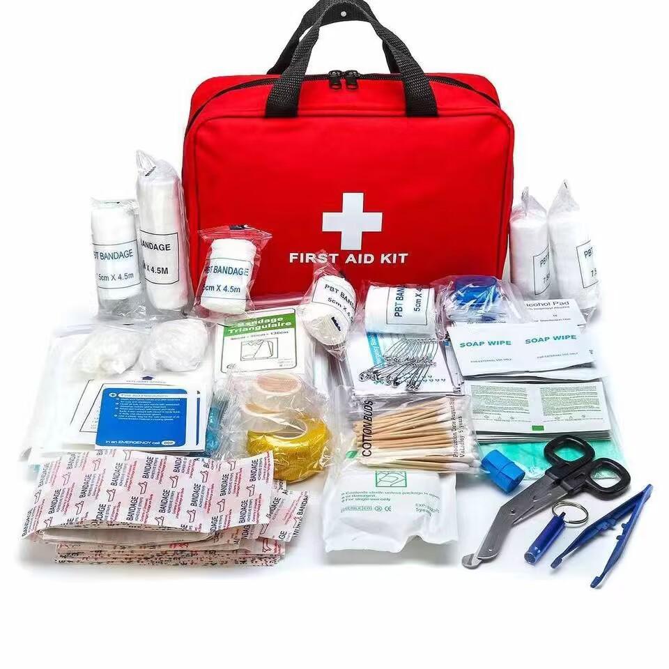 Portable Car First Aid Kit - 25-Piece Large Emergency Health Bag