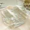 Women's French Mesh Jacquard Lace Panties: Lightweight, Breathable, Comfortable for Spring/Summer