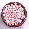 New 100pcs 6X6mm 7x4mm Spaced Acrylic Round Beads Love Heart Shape Beads for Jewelry Making DIY Charms Handmade Bracelet