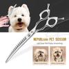 7.5-Inch Curved Tooth Scissors for Fish Bones & Pet Grooming, Professional Thinning Shears for Small & Large Fish.