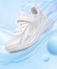 Boys' Non-slip Mesh Running Shoes - Soft Sole, White, for Spring & Autumn School Sports.