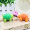 Creative Turtle Keychain LED Light Sound Key Ring Holder Bag Hanging Pendant