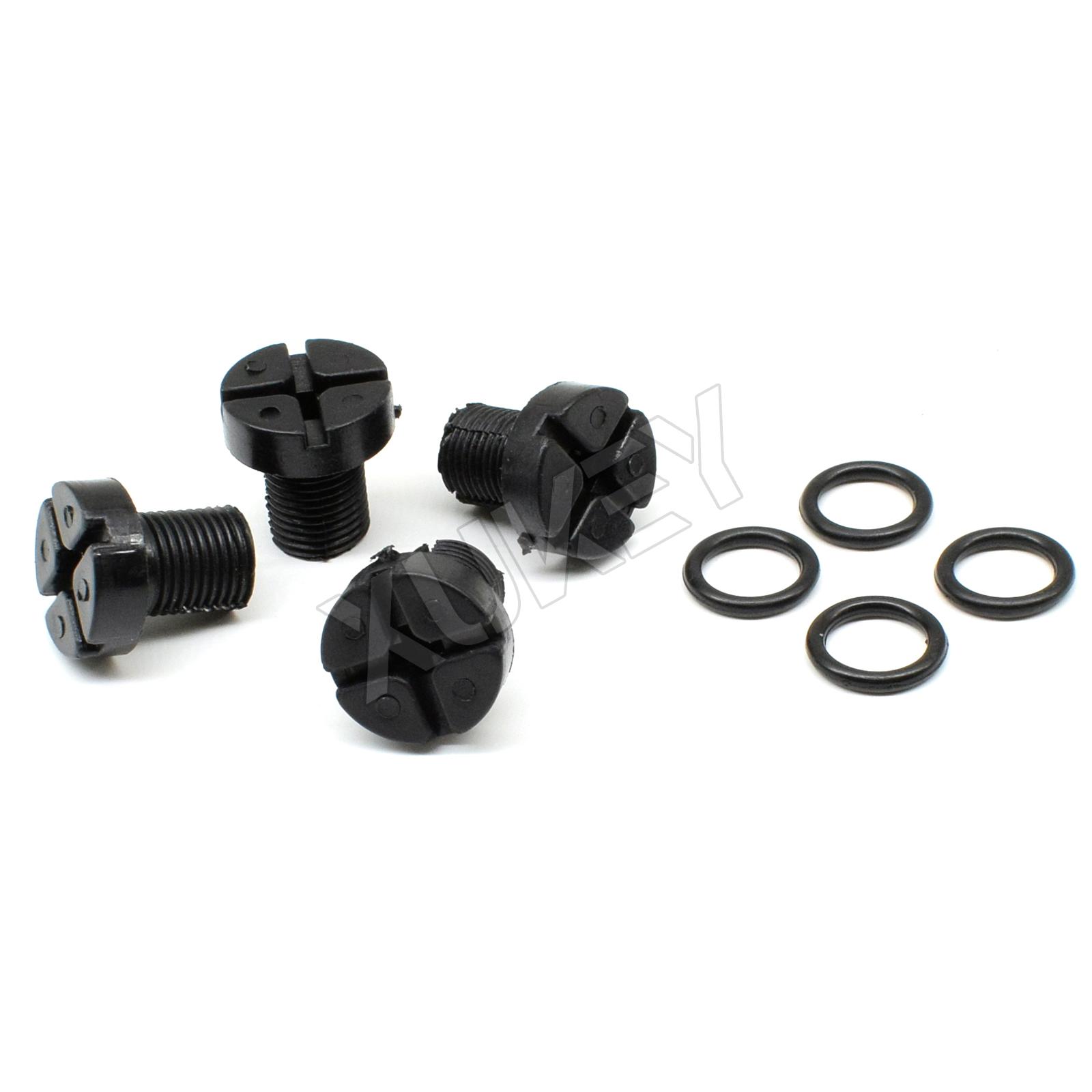 

4x Болт расширительного бачка охлаждающей жидкости автомобиля Сливной штуцер Клипса Вентиляционное отверстие шланга радиатора Пробка для удаления воздуха 17111712788 Для BMW E36 E39 E46 M3 X5 чёрный