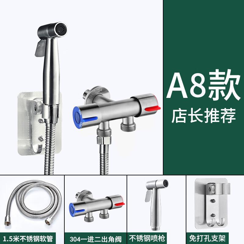 TLXT A8 Stainless Steel Toilet Bidet Sprayer Set