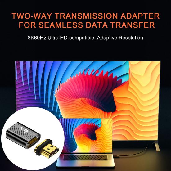 

Magnetic Adapter Plug-and-Play High-Speed Connection 48Gbps HD-compatible 8K Video Transmission Converter синий