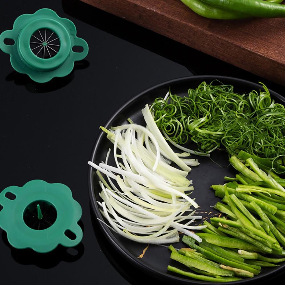 

Wire Plum Blossom Shape Speedy Food Chopper Onion Shredder Vegetable Grater Green Onion Slicer