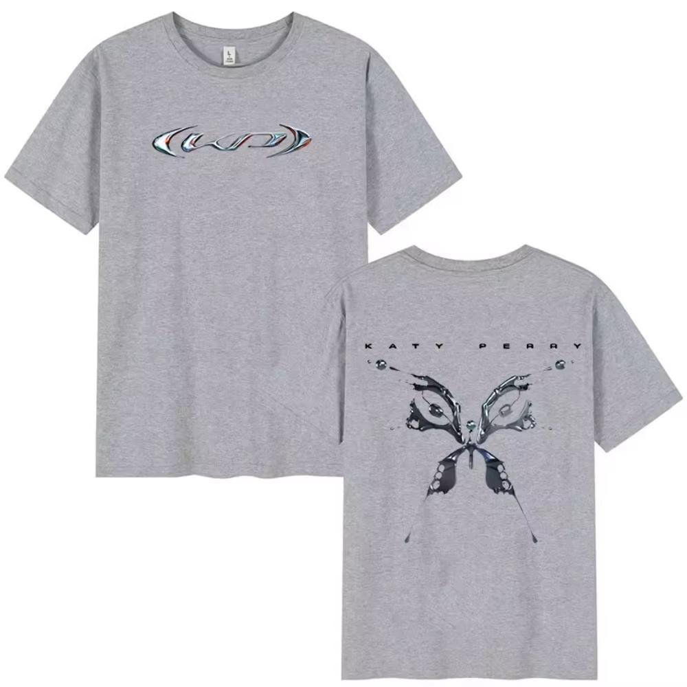 2026 new Katy Perry World Tour Album  Men Women Retro Fashion Cotton Short Sleeve T-shirts Hip Hop Harajuku Oversized T-shirt