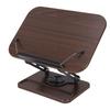 Multifunctional Book Stand Foldable Reading Display Holder with 360 Degree Rotating Base Pen Slot Elastic Page Clips