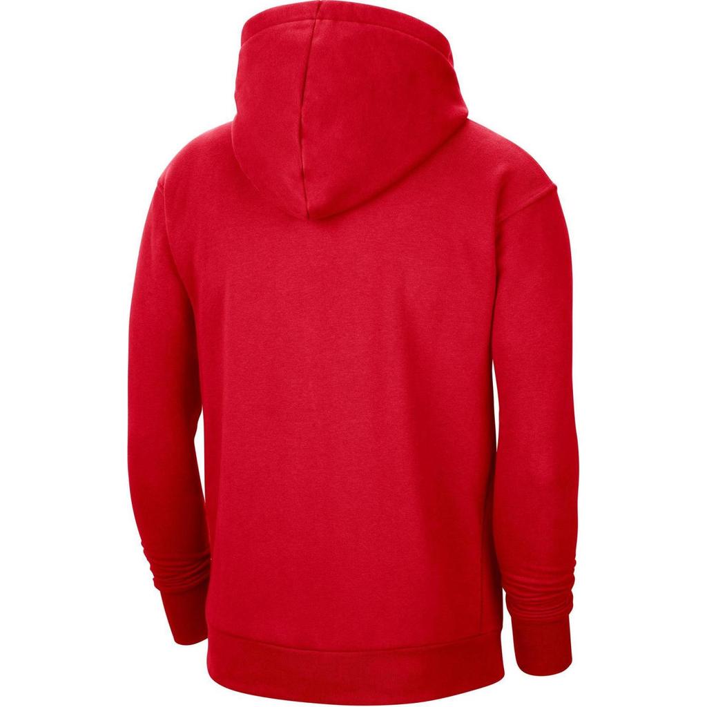 Nike Pullover Pattern Printed Hooded Long Sleeve Sweatshirt Men Sweatshirt Red DR9596-657