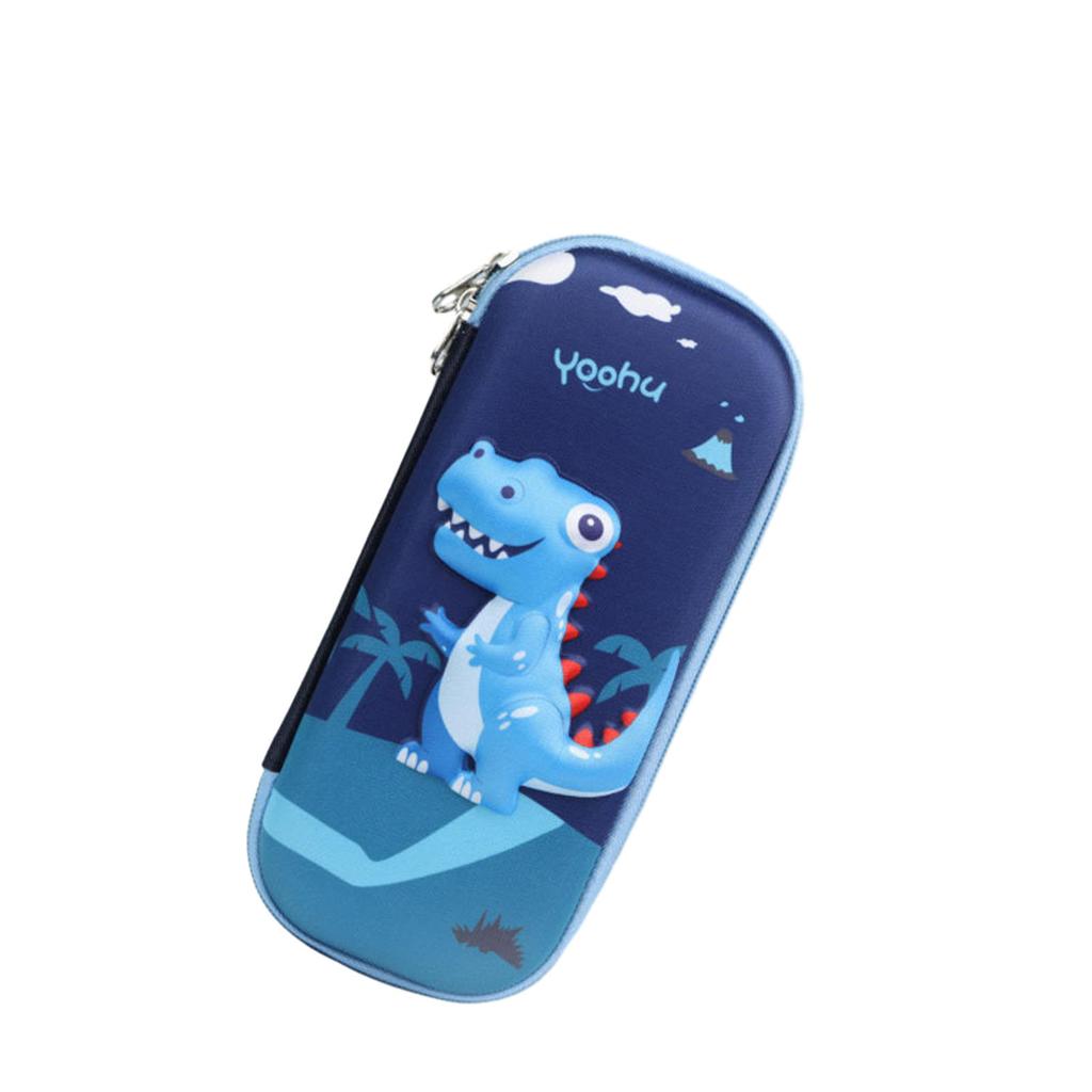 Fashion Cartoon 3D Stationery Box Waterproof Children Pencil Case Kids Pencil Bag With Dual Zip For Boys Girls School Gift
