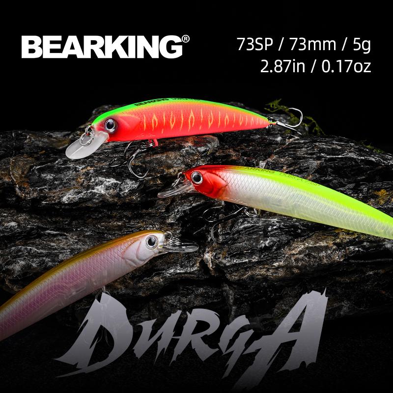 BEARKING New Model 73mm 5g Professional Quality Magent Weight Fishing Lures Minnow Crank Artificial Bait Tackle