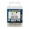 Embouts De Tournevis - Witte - PZ 3 Diamond - Longueur 25 Mm - 5 Unités