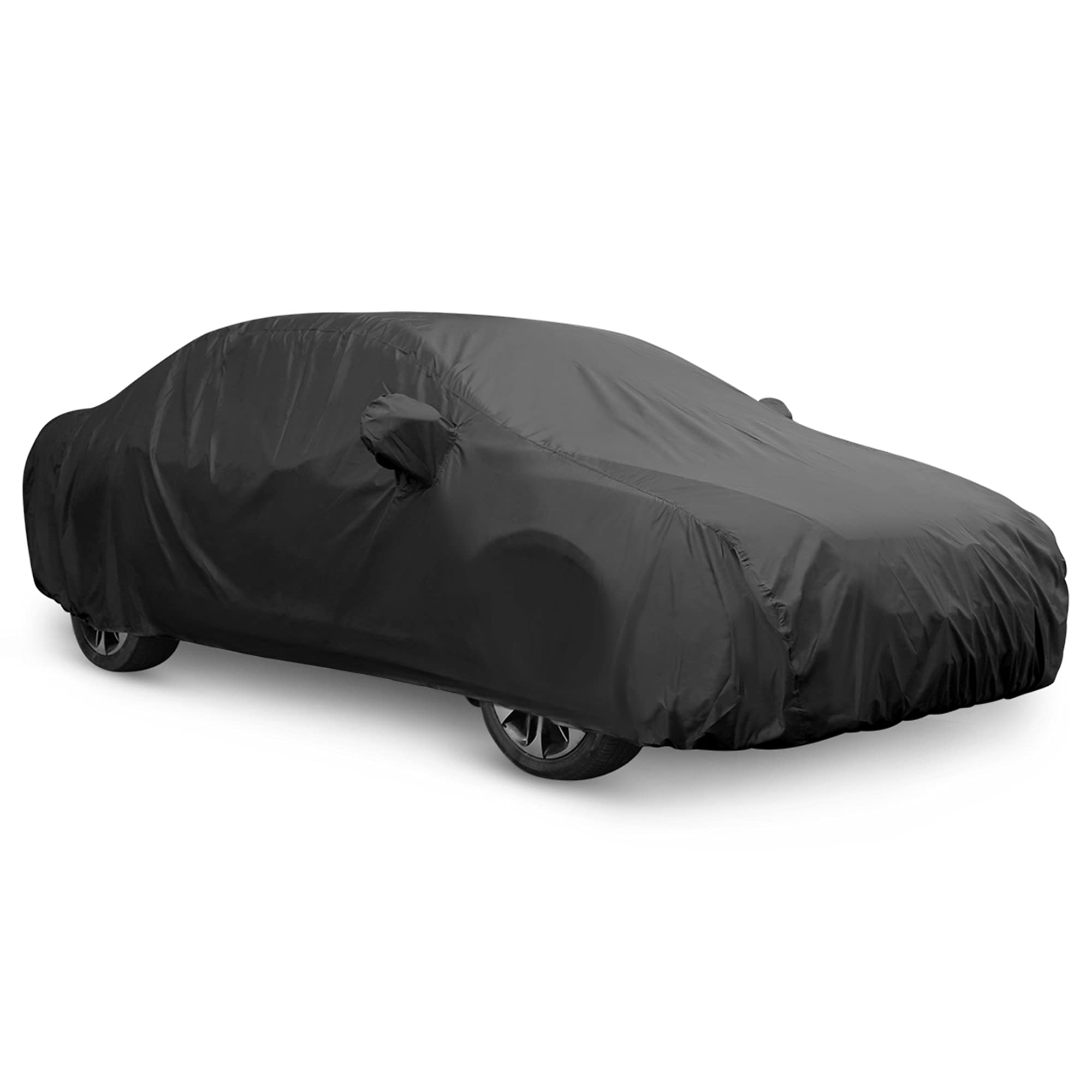 

uxcell Car Body Cover for Elastic for Outdoor 3L Cover, Cars, Hem, Waterproof, Snowproof, Dustproof, Durable, Breathable, Activities, Black, (4.7m) чёрный