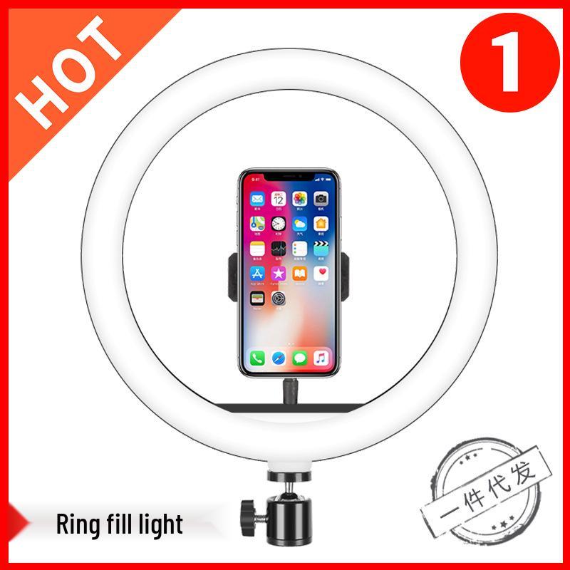 LED Ring Light Set: 10" Fill Light, 16cm Light, 8" Beauty Light, 12" Tri-Color Ring Light, 30cm Ring
