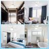 Ceiling Fan Light, Screw In Small Ceiling Fan with Remote, 3 Wind Speed, Dimmable LED, 3000-6500K,6 White Blades, 20.5 Inch