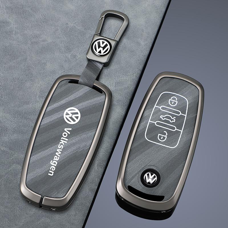 For VOLKSWAGEN Zinc Alloy Car Smart Remote Key Case Cover Shell Key Fob For VW Tiguan Touran Caddy Beetle Jetta Eos Golf Polo He