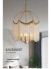 French Crystal Chandelier: Luxury Retro Tassel Light for Bedroom or Restaurant
