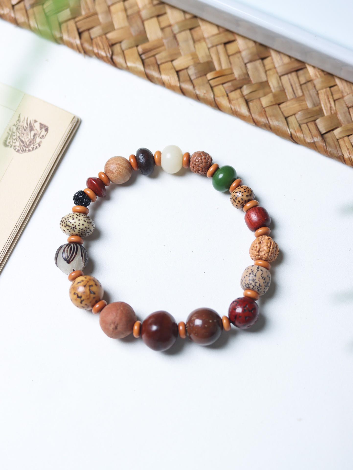 

«Браслет Бодхи из 18 семян Линъинь»: Удачи на экзаменах в колледж (унисекс)