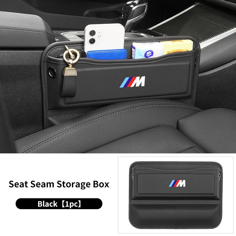BAFJ3 Hot 2025 Car Seam Storage Box Crevice Organizer Bag Gap Filler For BMW X3 X5 X6 M5 M3 E46 E90 E60 F10 E39 F30 E36 G30 E87 E70 E9