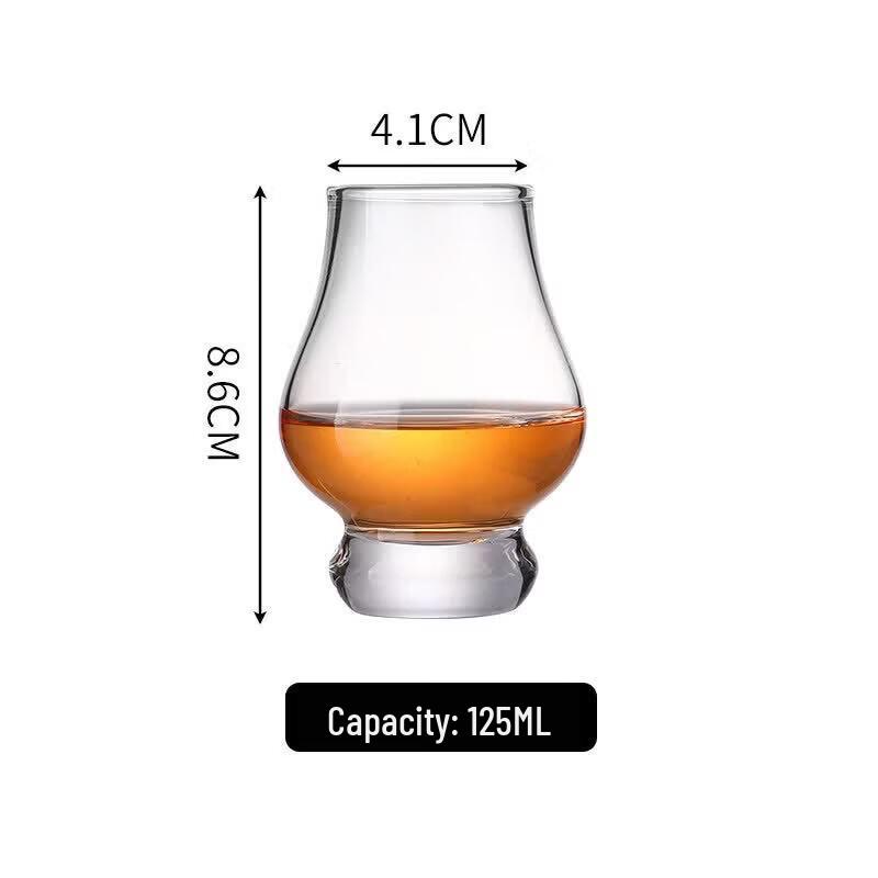 Premium Tulip Crystal Spirit Tasting Glass