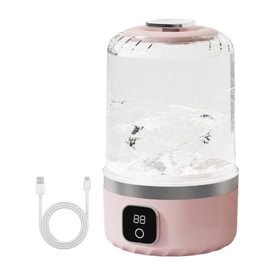 Automatic Wireless Mini Washer Laundry Machine Large Capacity User-Friendly Rechargeable