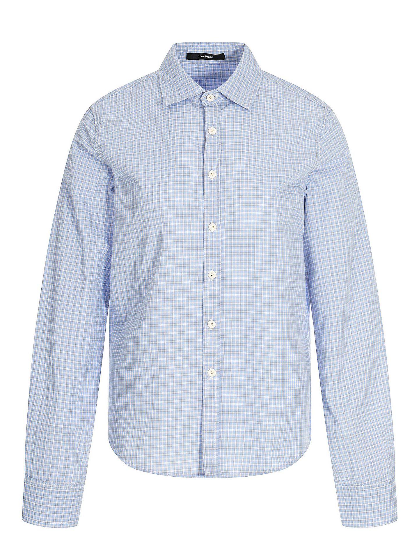 

11KN Women s Blue Plaid Retro Lapel Shirt, Pleated, 3D Cut, Urban Commute, Simple Design, Regular Shoulder Large