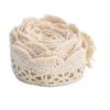 1pcs Beige & White &Black Cotton Lace Trim 2cm Width Scalloped Lace Edge  For Curtain Decoration