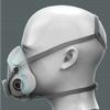 Industrial 6200 Respirator Gas Mask Body Spray Paint Decoration Dustproof Mask 6200 Half Mask Fit For 3M 6001/6002/6004 Filters