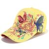 Sparkling Butterfly Embroidered Baseball Caps Suitable For Men And Women For Sun Protection During Outdoor Travel And Sports