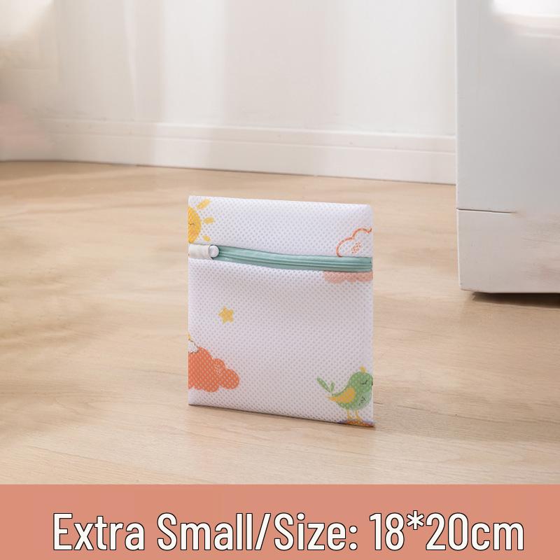 Утолщенный сетчатый мешок для стирки в машине и ухода