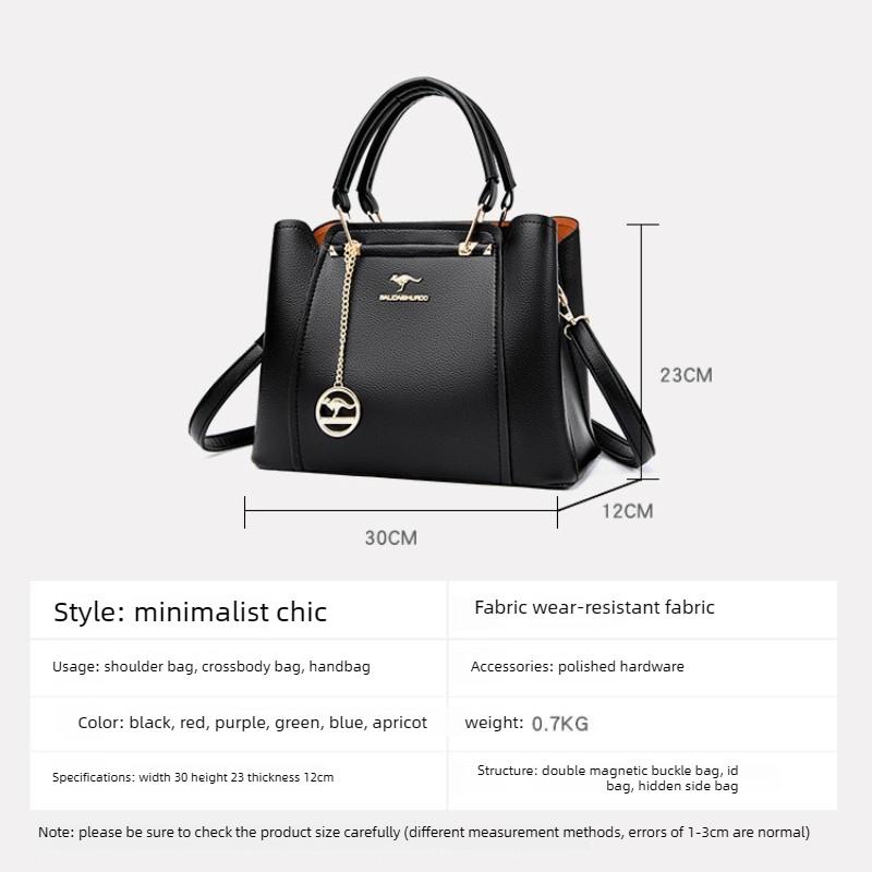 Women's Bags, New Messenger Bags, Shoulder Bags, Fashionable Atmosphere, Ladies Handbags, Women's European and American Fashion