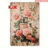 Vintage Metal Wall Art Perfume Bottles Roses Home Decor