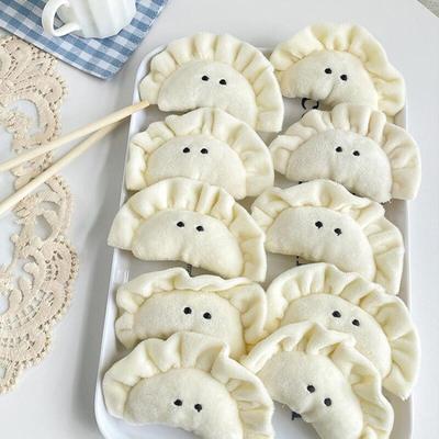 Super Cute Dumpling Doll Food Keychain, Trivial Dumpling Dumpling