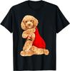 Poodle Dog I Love Mom Tattoo Lover Funny Gift T-Shirt