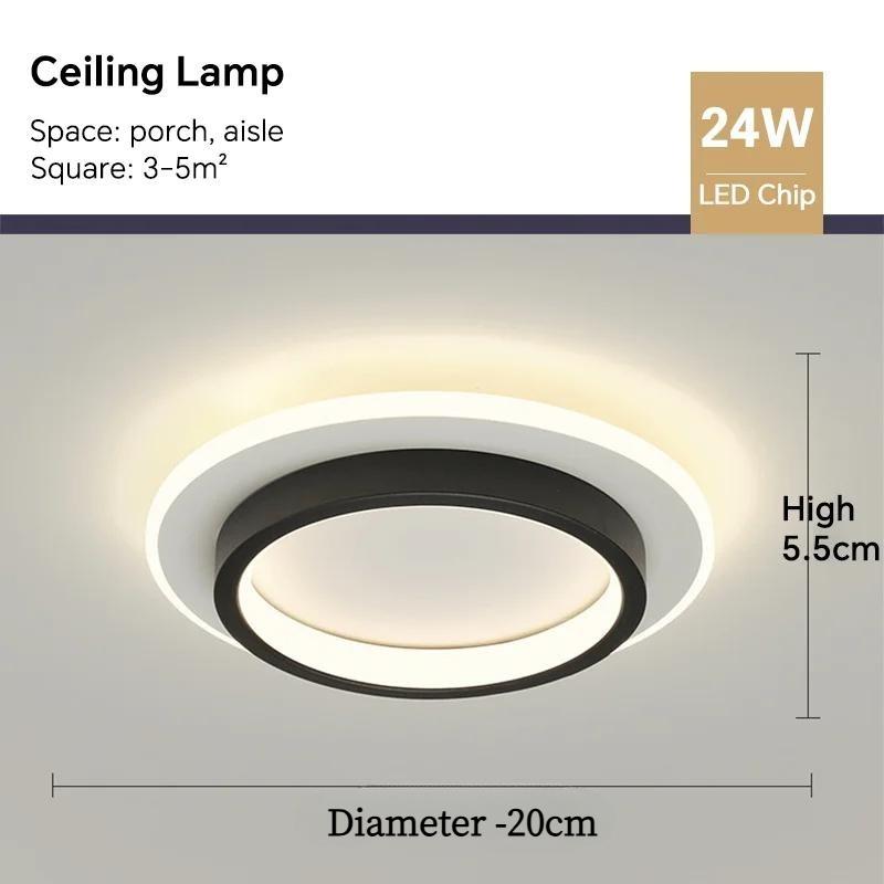 Modern LED Aisle Ceiling Light Chandelier For Corridor Stairs Foyer Balcony Bedroom Bathroom Indoor Lighting Fixtures Luster