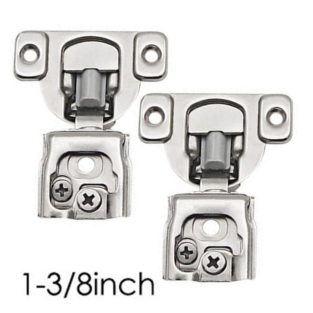 

2Pcs Soft Closing Cabinet Hinge Overlay Self Slow Close Door Hinges for Kitchen Cabinets Face Frame Concealed Hinges Door Damper